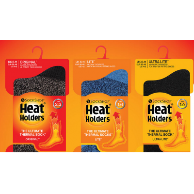 HeatHolders originale, små og ultralite sokker: de varmeste sokker i verden