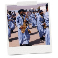 Military band instruments for independence celebrations