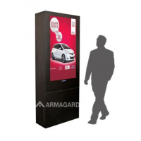 Digital Signage-Gehäuse von Armagard