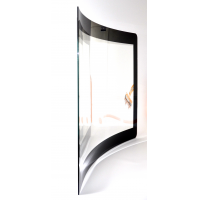 A curved glass PCAP touch screen