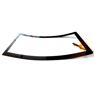 Curved touch glass by VisualPlanet