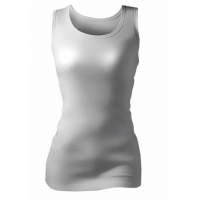A woman's thermal vest from thermal clothes supplier, HeatHolders.