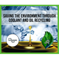 The CNC cutting oil recycling system saves the environment through oil recycling.