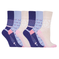 Patterned women&#39;s comfortable socks from GentleGrip.