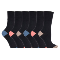 Black comfortable socks from GentleGrip for men and women.