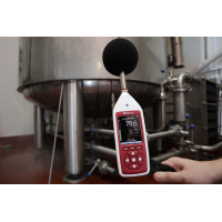 The class 1 sound level meter is ideal for occupational noise assessment.