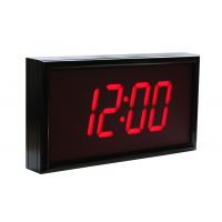 BRG four digit NTP hardware clock  side view