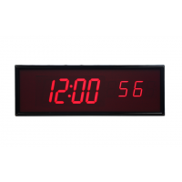 BRG six digit ntp synchronized digital clock front view