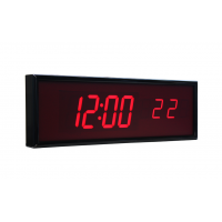 BRG six digit ntp synchronized digital clock side view