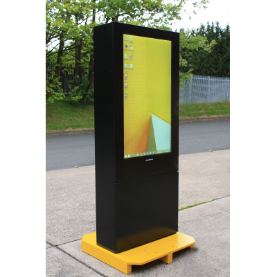 Armagard outdoor digital display left view