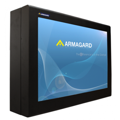 Drive thru outdoor digital signage from Armagard