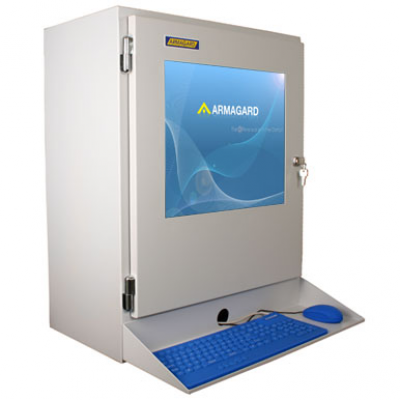 industrial LCD monitor enclosure from Armgard