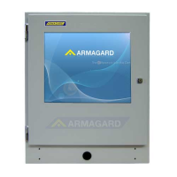 Industrial Touch Screen Enclosure front on view