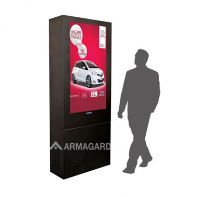 digital signage enclosure by Armagard