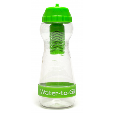 Water filter bottle to reduce carbon footprint by WatertoGo