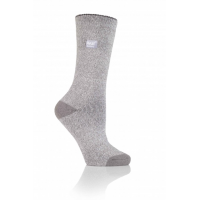 Calcetín de mujer gris del proveedor de calcetines de invierno.