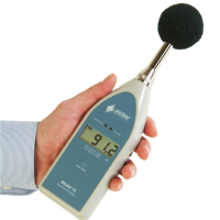 Medidor de ruido digital para medición de sonido de alta precisión.
