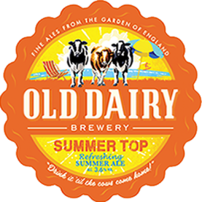 tapa del verano por antigua fábrica de cerveza productos lácteos, distribuidor ale verano británico
