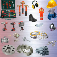 NAAS PPE, herramientas sin chispa, tubería de aceite, juntas, bridas, medidores, guantes de trabajo, botas de seguridad, herramientas eléctricas