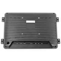 Vue arrière de l'écran Android de 10,1 pouces à cadre ouvert.
