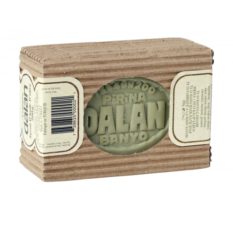 Savon Dalan D'Olive - 100% Huile D'olive - Format Rectangulaire Vert - Turquie - Neuf