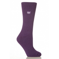 Kaus kaki hangat berwarna ungu dari HeatHolders.