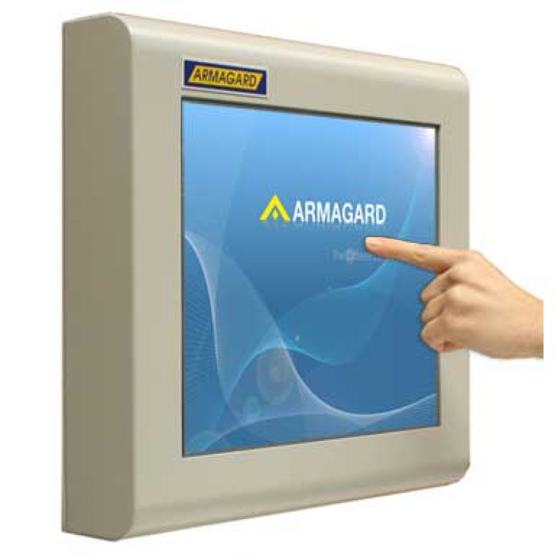 Monitor layar sentuh industri diproduksi dengan standar IP54 | Armagard