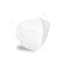 Maschera KN95 con passanti elastici per le orecchie.