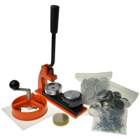Un kit per la creazione di badge per bottoni per uso domestico e professionale.