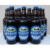 blå top IPA. engelska bryggerier som producerar flaska hantverk öl