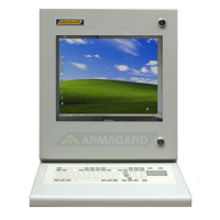 kandang komputer perindustrian dari Armagard