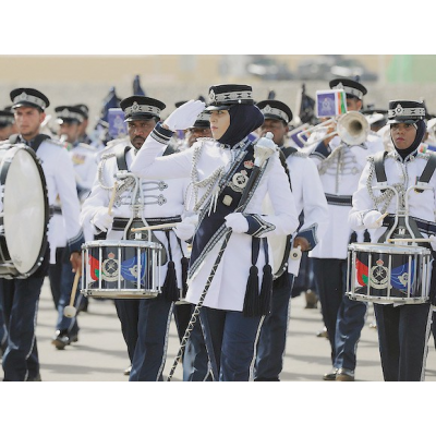 band polis Oman, kerana BBICO melihat sejarah kumpulan ketenteraan