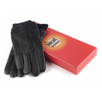 Leren thermische handschoenen van HeatHolders.