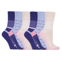 Zachte sokken met patronen voor dames van GentleGrip.