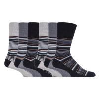 Sorte og grå komfortable sokker.