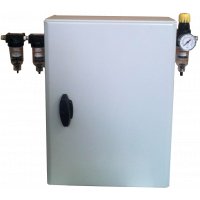 tørrluftgenerator - mini lufttørker som viser utvendig