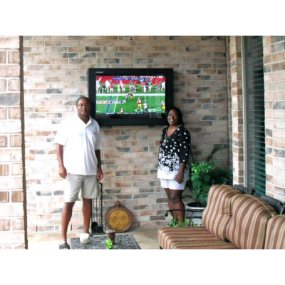 Veggmonterte utendørs TV-skap for ditt hjem