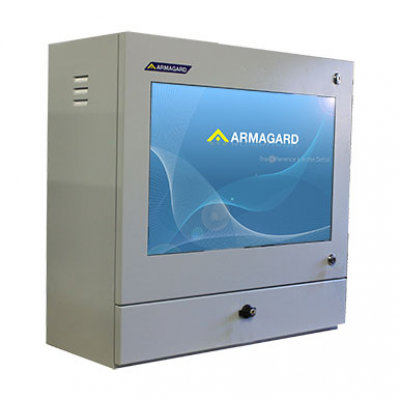 Przemysłowa stacja robocza komputerowa firmy Armagard