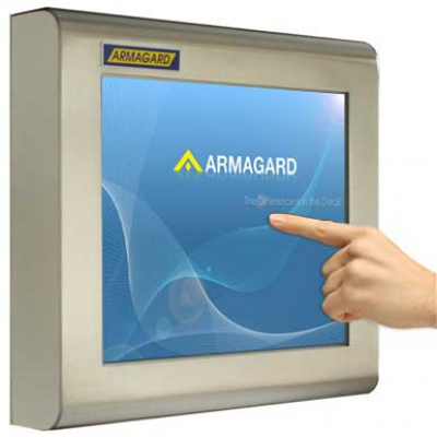 Monitor de tela de toque à prova d'água de Armagard