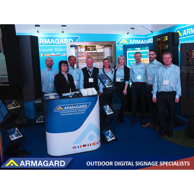 A equipe da Armagard no ISE Amsterdam.