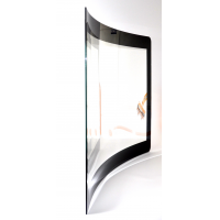 Kavisli bir cam PCAP dokunmatik ekran