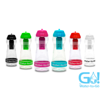 Yolcu ishal önleme için su filtre şişeleri Go Su